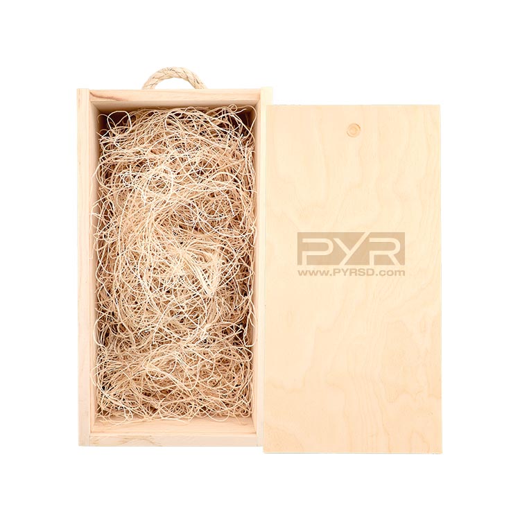 Rustic Laser-Engraved Liquor Wood Box