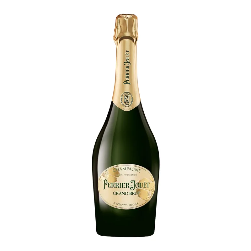 Etched Perrier-Jouët Grand Shape Champagne Bottle
