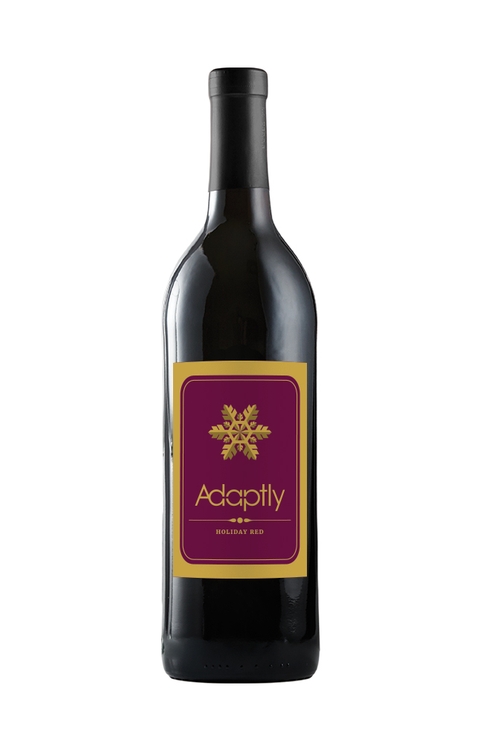 Labeled Cabernet Sauvignon Red Wine w/Full-Color Custom Label