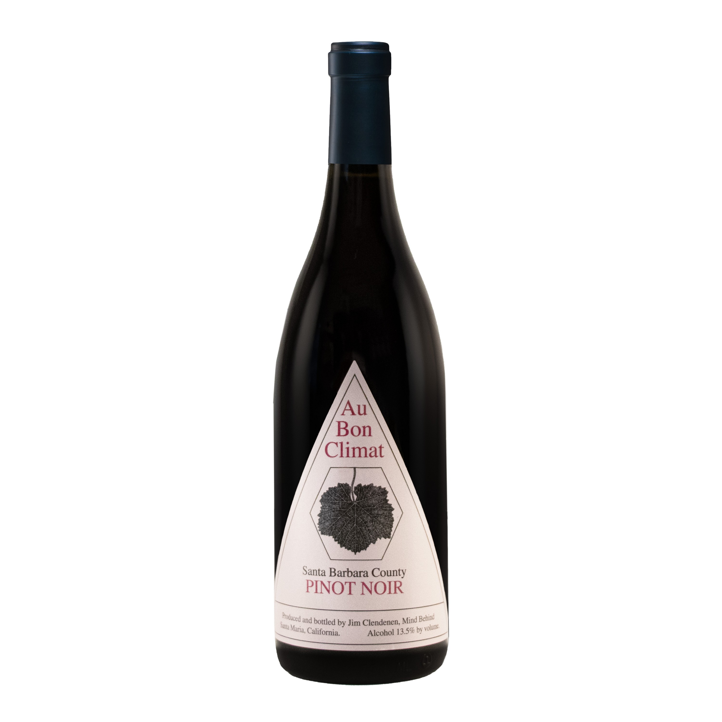 Etched Au Bon Climat Santa Barbara Pinot Noir Bottle