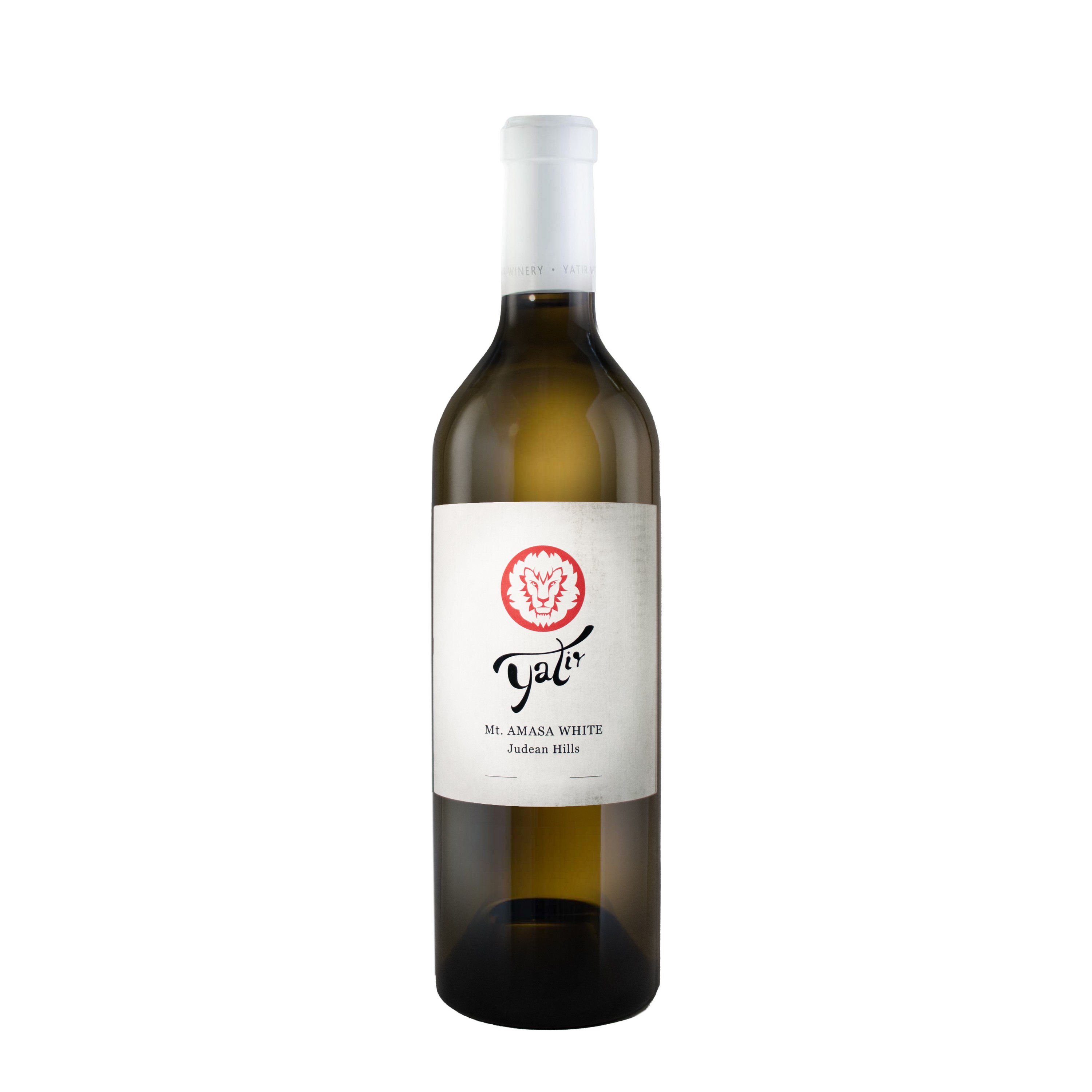 Etched Yatir Mt. Amasa Kosher White Bottle