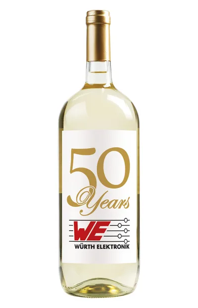 Labeled Chardonnay White Wine 1.5L w/Full-Color Custom Label