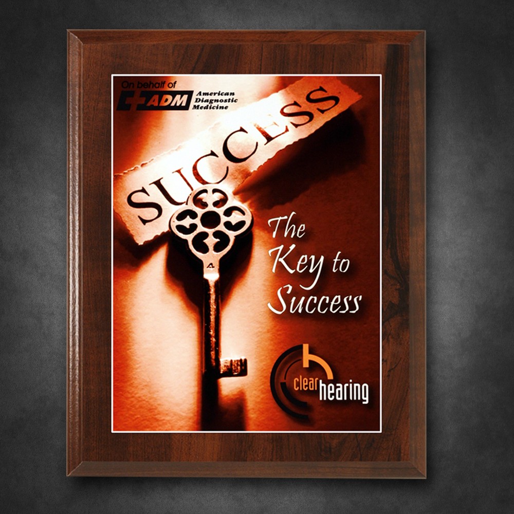 Econo Cherry Plaque 8" x 10" with Sublimated Plate