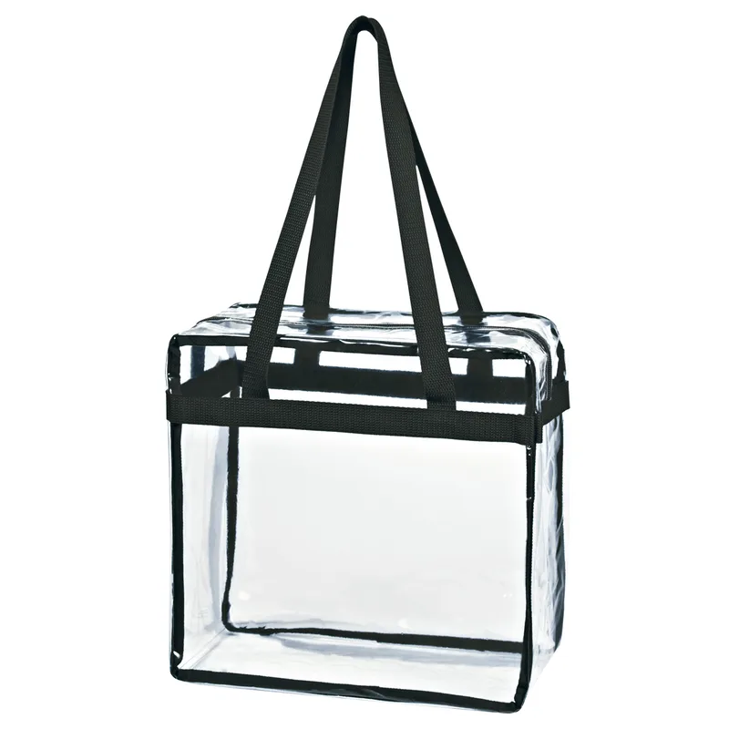 Clear Eva Tote Bag With Zipper view 2
