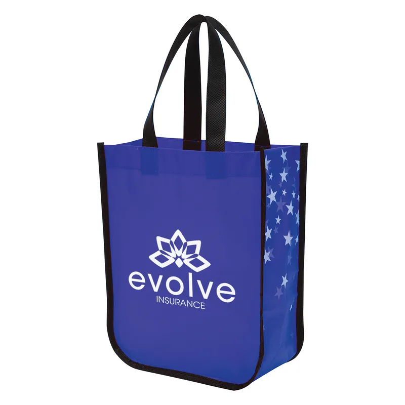 Star Struck Laminated Non-woven Tote Bag