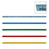Colorful Enameled Yardstick — Light Blue