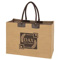Jumbo Jute Tote Bag — Silk Screen Extra Location Charge