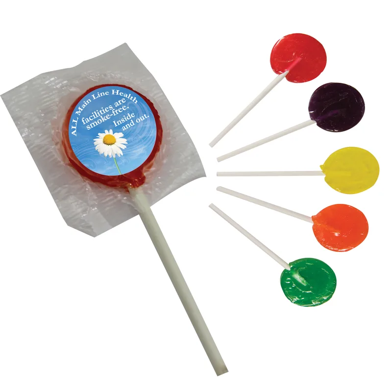 Lollipop W/ Round Label
