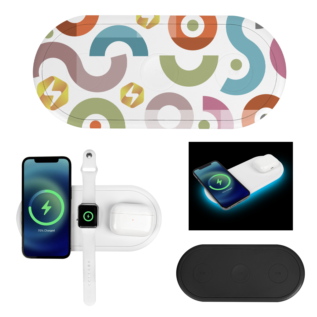 3-in-1 Recycled Wireless Charger