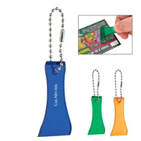 Lottery Scratcher With Bead Chain — Translucent Blue
