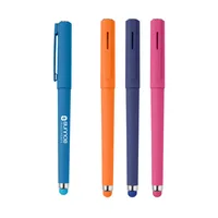 Jazzy Gel Pen With Stylus — Blue