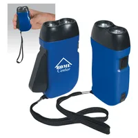 Hand Squeeze Flashlight With Wrist Strap — Pad Print Extra Color Charge