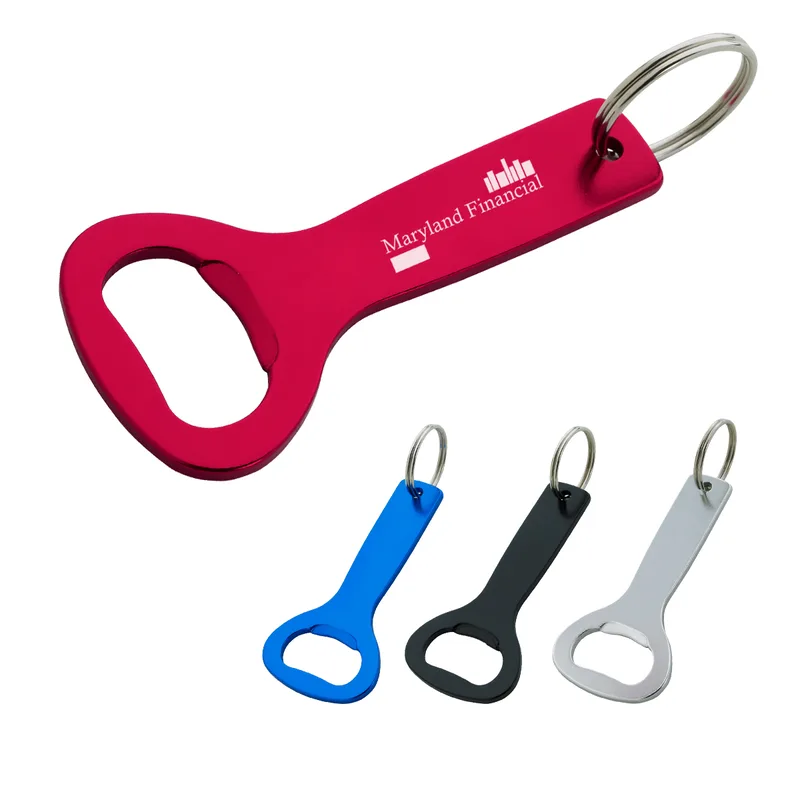 Aluminum Bottle Opener Key Ring view 2