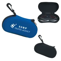 Sunglass Case With Clip — Black