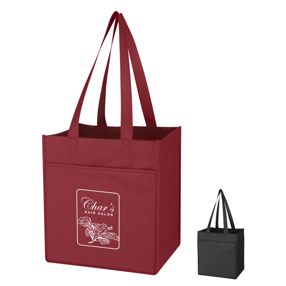 Non-woven 6 Bottle Wine Tote Bag