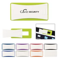 Slider Webcam Cover With Backer Card — Black