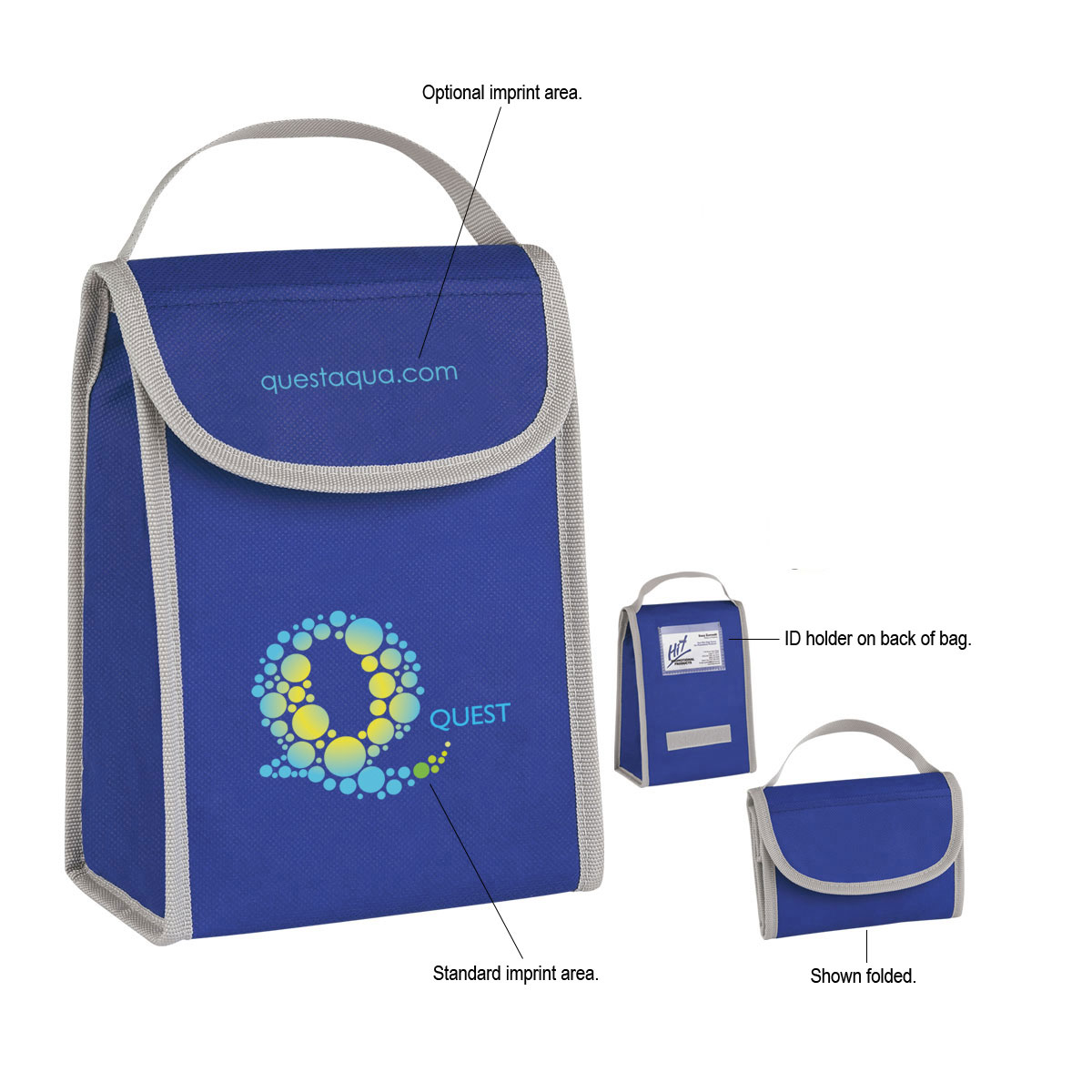 Non-woven Folding Identification Lunch Bag