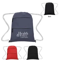 Affinity Soft Feel Drawstring Bag — Black