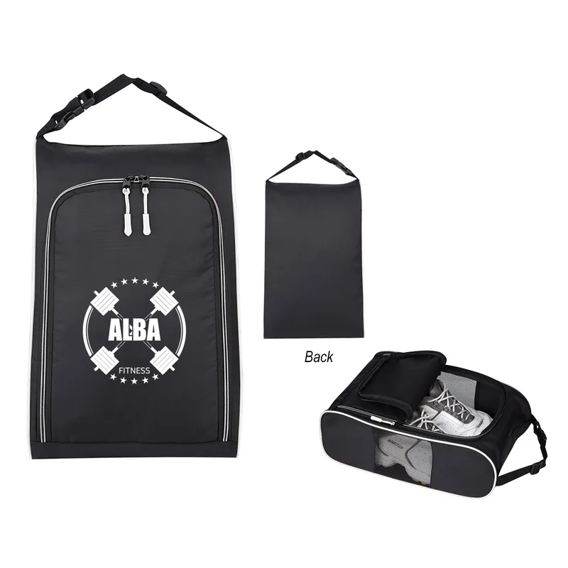 Crosstown Side-mesh Shoe Bag