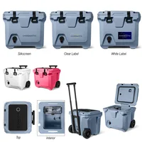 35 Qt. Brümate Brütank Rolling Cooler — Denim