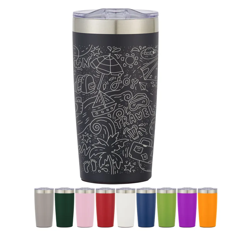 20 Oz. Full Laser Two-tone Himalayan Tumbler view 2