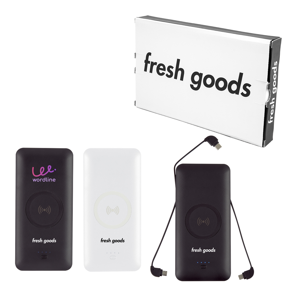 Fresh Goods 5-in-1 Wireless Power Bank