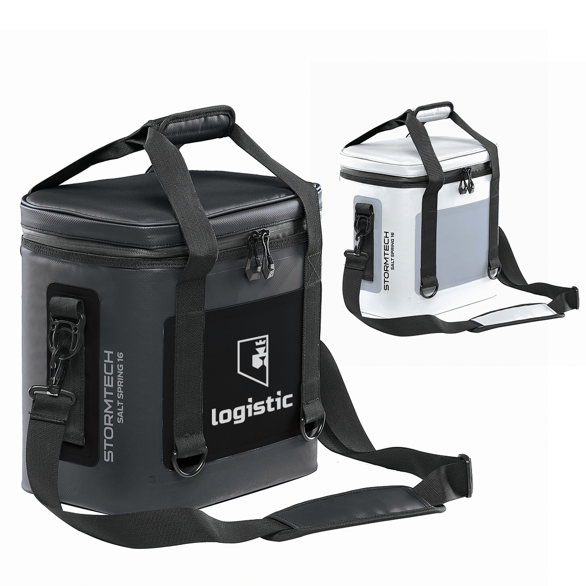 Salt Spring Cooler Bag — Black/dolphin