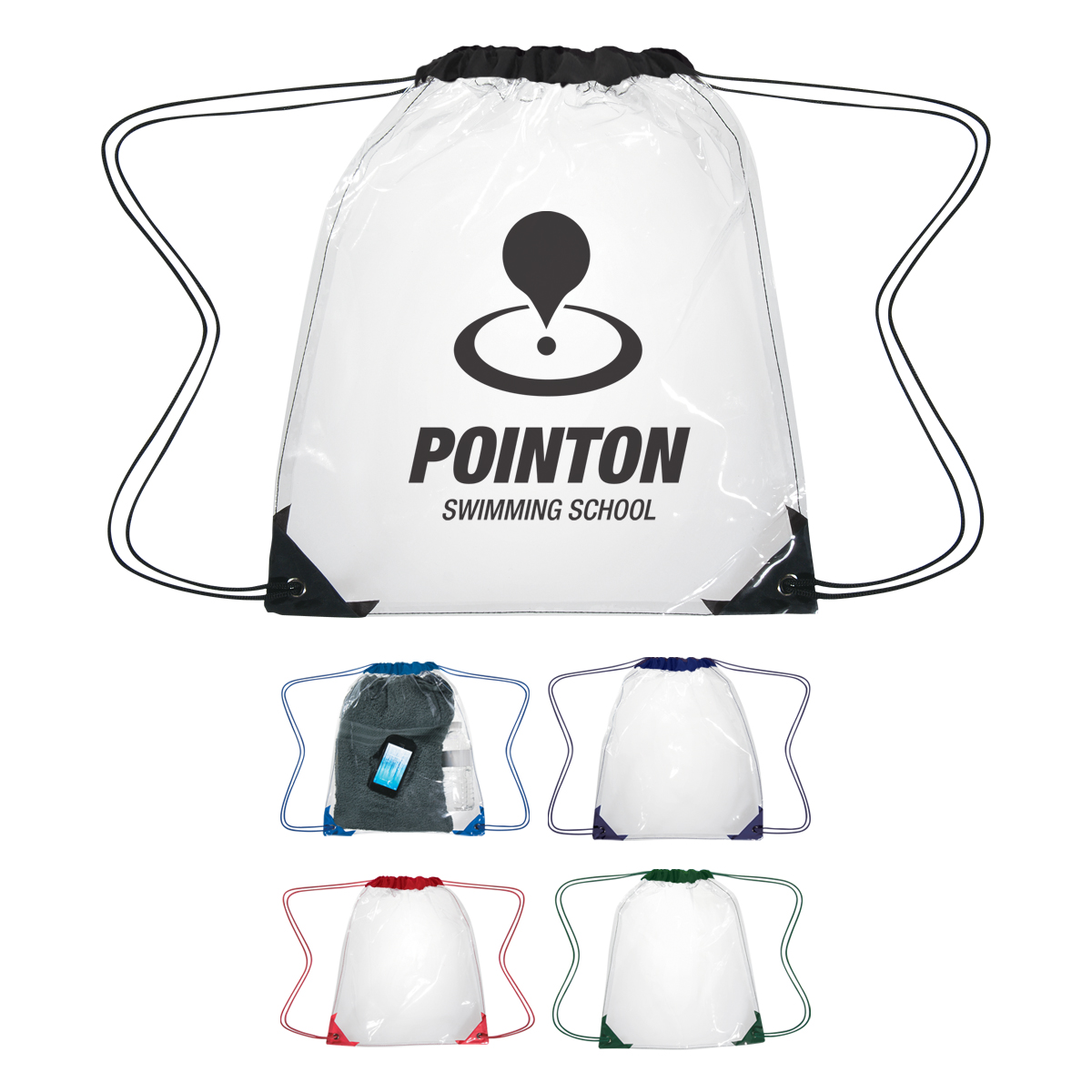Clear Eva Drawstring Backpack