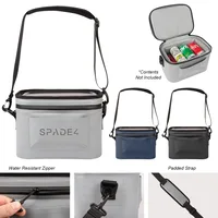 Intrepid Water Resistant 6-can Cooler Bag — Black