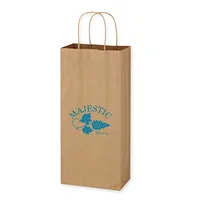Kraft Paper Brown Wine Bag - 5.25" X 13" — Flexography Extra Color Charge