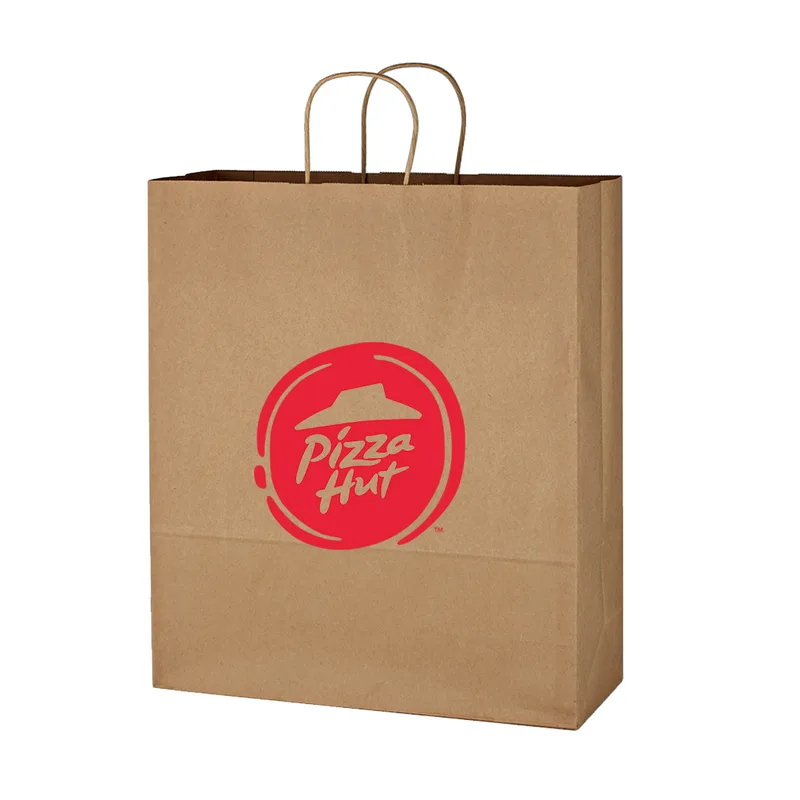 Kraft Paper Brown Shopping Bag - 16" X 19"