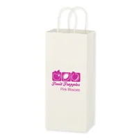 Kraft Paper White Wine Bag - 5.25" X 13" — Flexography Extra Color Charge