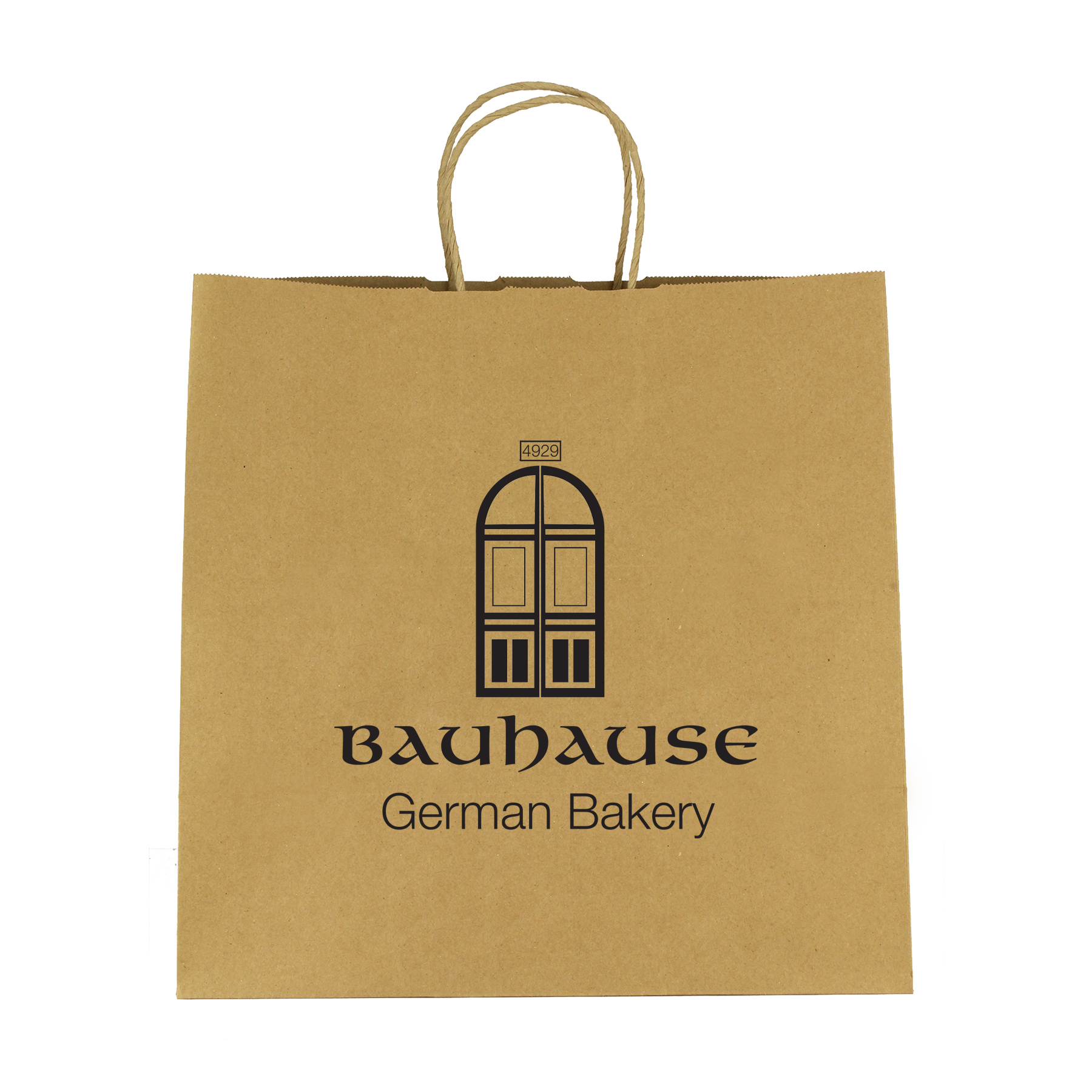 Kraft Paper Brown Shopping Bag - 10" X 10"