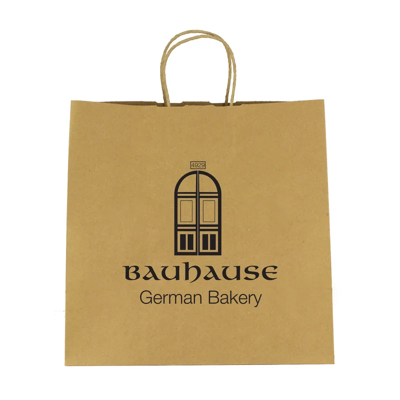 Kraft Paper Brown Shopping Bag - 10" X 10"