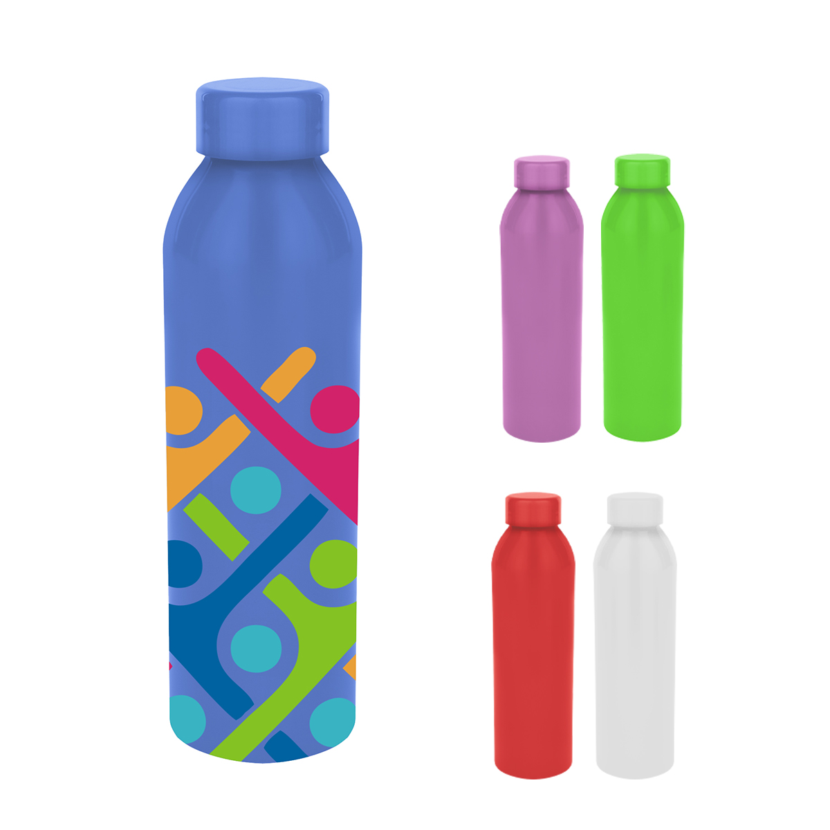 22 Oz. Full Color Serena Aluminum Bottle