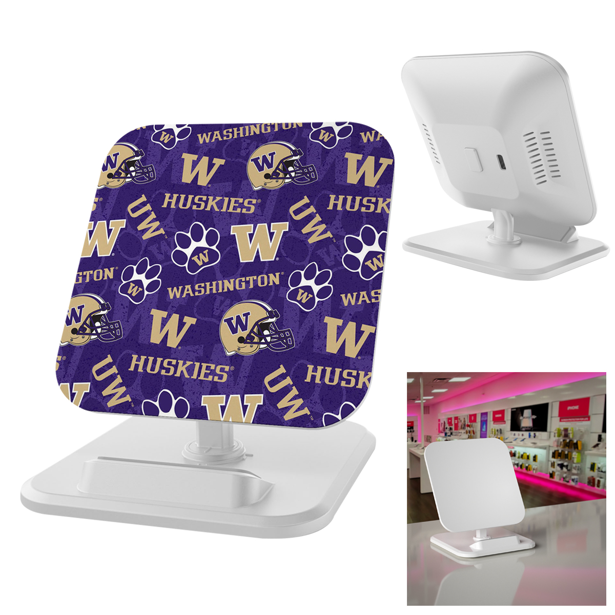 10w Square Wireless Charger & Stand