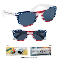 Patriotic Malibu Sunglasses — Silk Screen Extra Location Charge