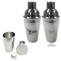 18.5 Oz. Stainless Steel Cocktail Shaker — Silk Screen Extra Color Charge