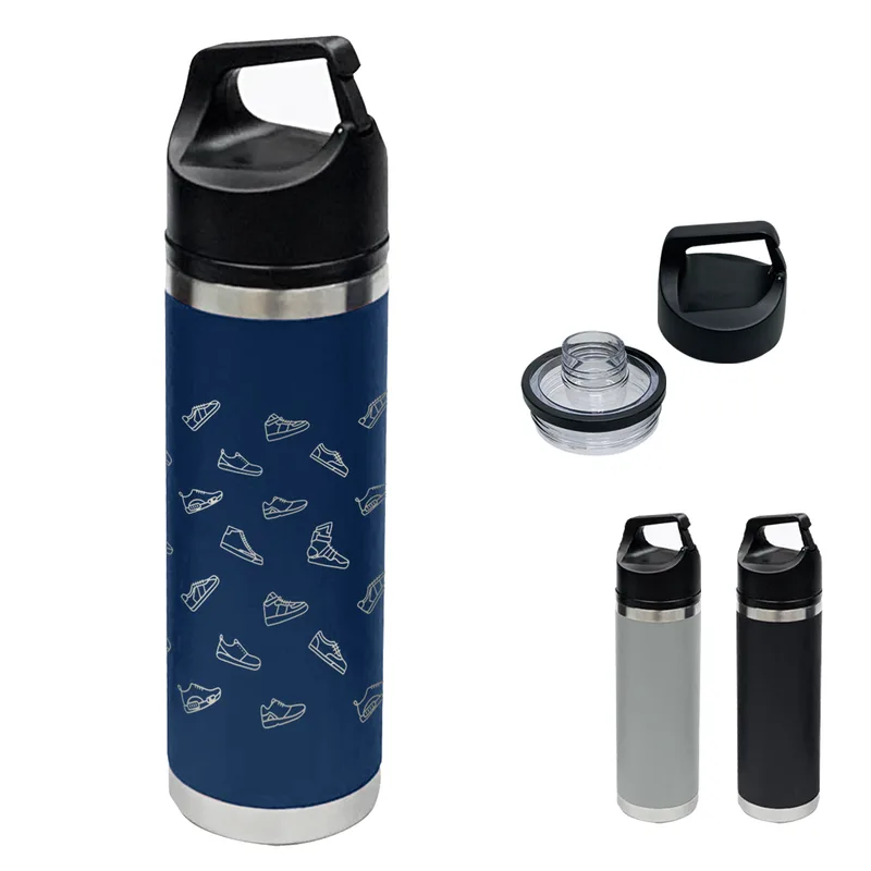 18 Oz. Full Laser Davenport Stainless Steel Bottle view 2
