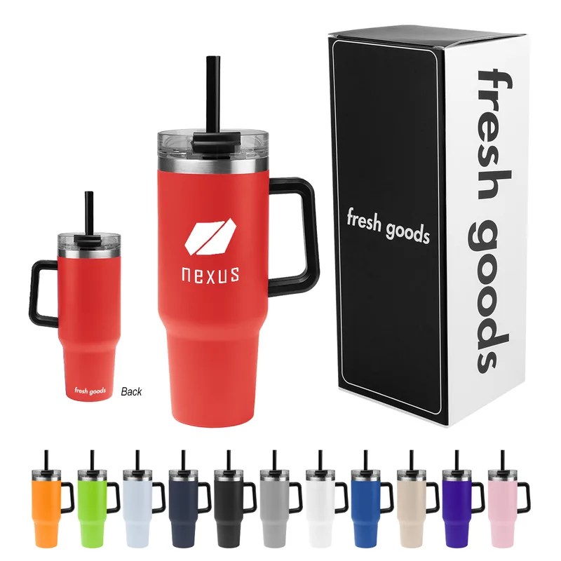 Fresh Goods 40 Oz. Intrepid Stainless Steel Tumbler view 2