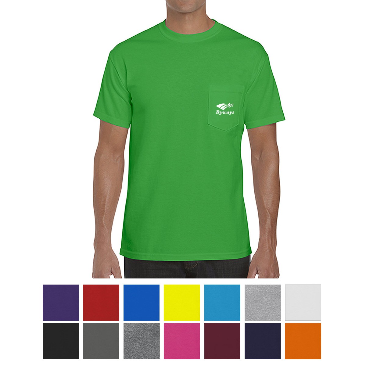 Gildan® Heavy Cotton™ Adult Tee With Pocket
