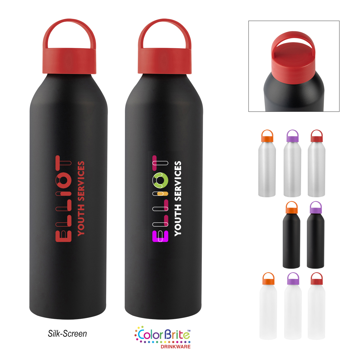 22 Oz. Darcy Aluminum Bottle With Recycled Lid