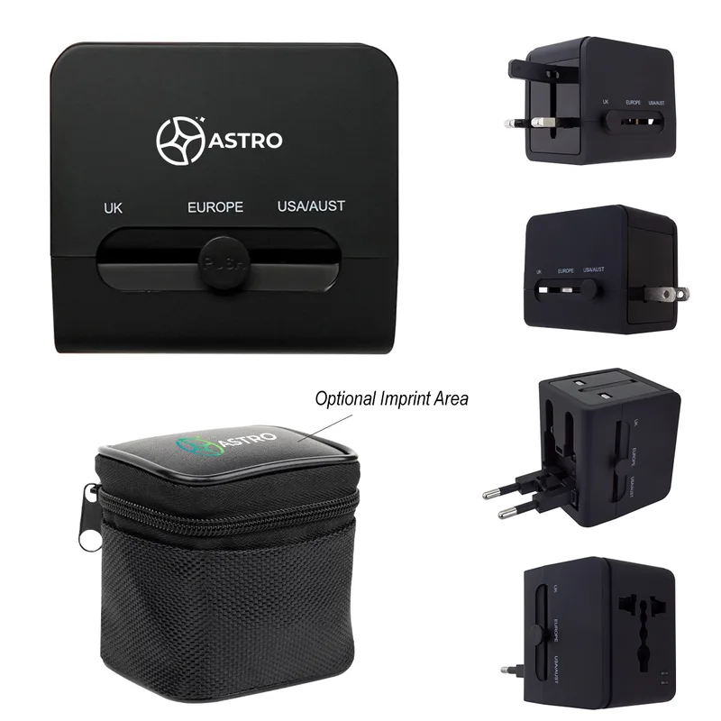 20w Universal Travel Adapter With Type-c