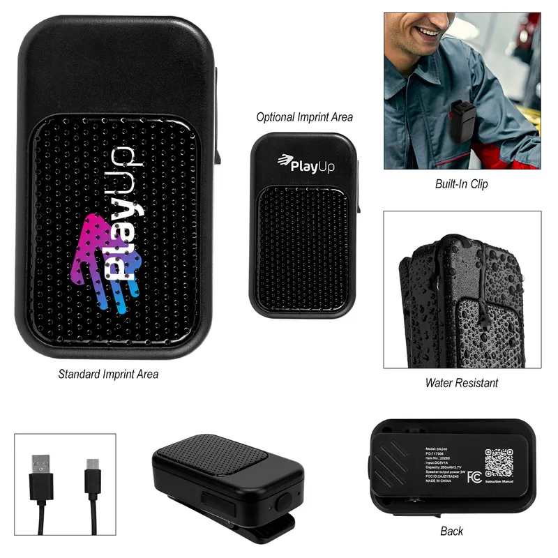 Clip-on Mini Mesh Front Speaker