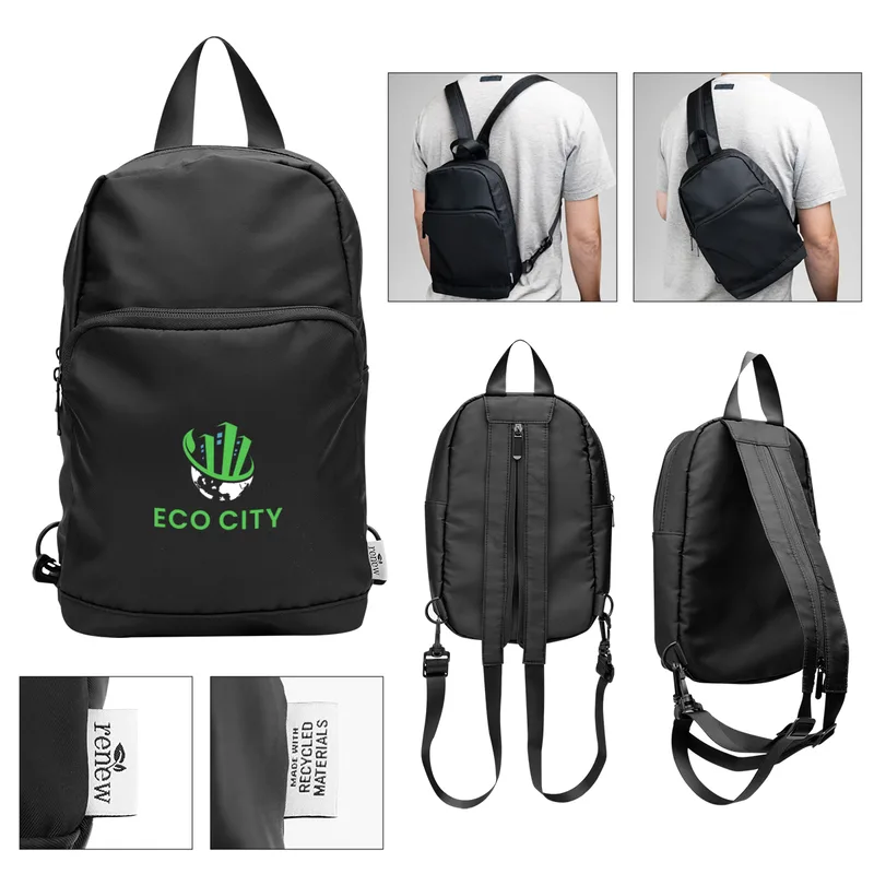 Caleb Rpet Convertible Backpack And Sling Bag