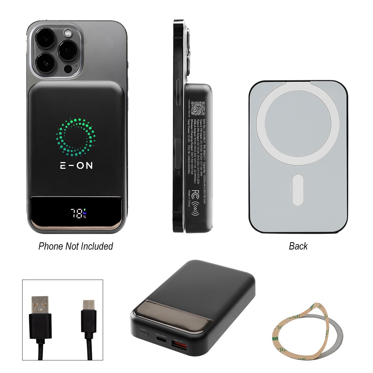 10,000 Mah Wireless Charger Power Bank