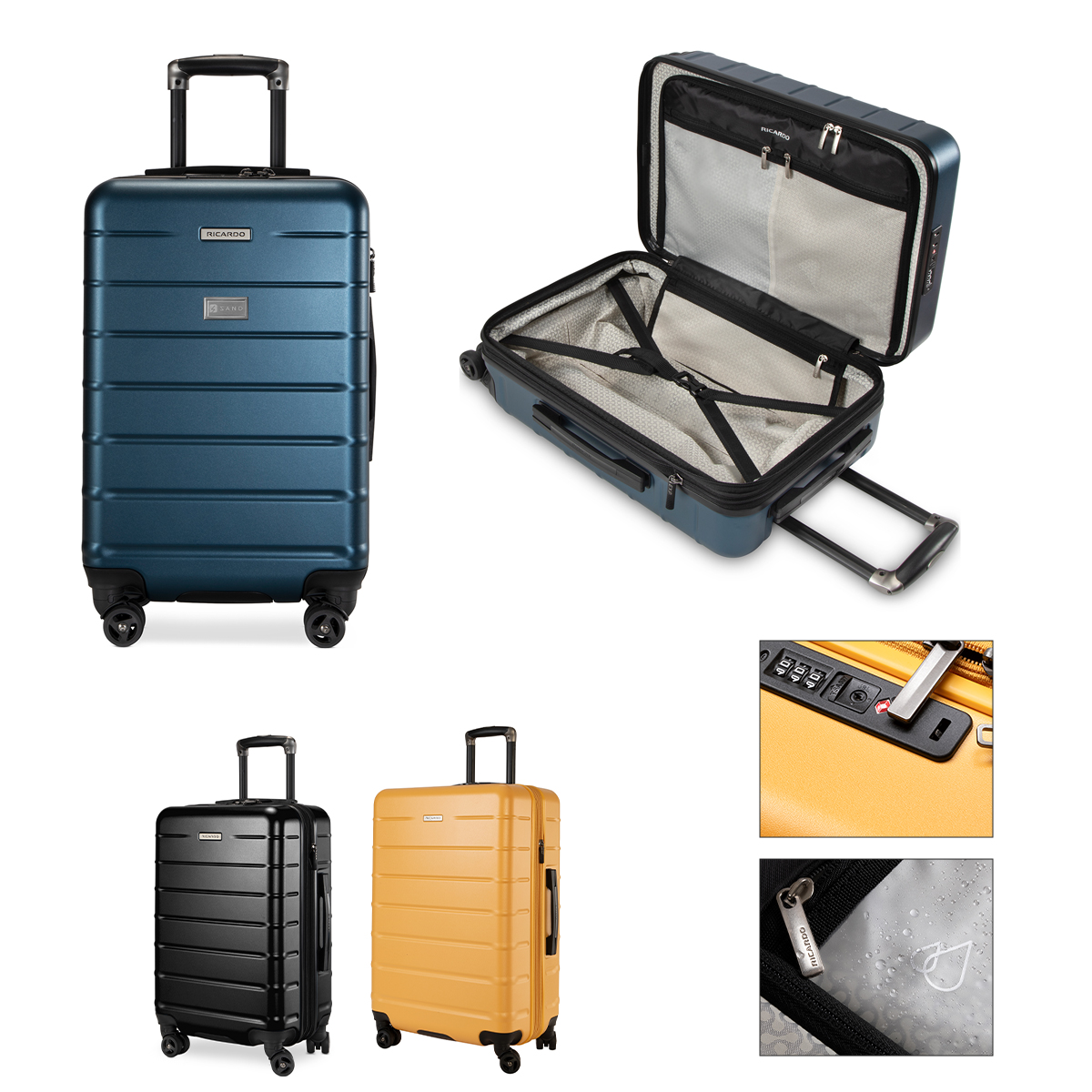 Ricardo® Cambria 20" Hardside Carry-on Expandable Spinner