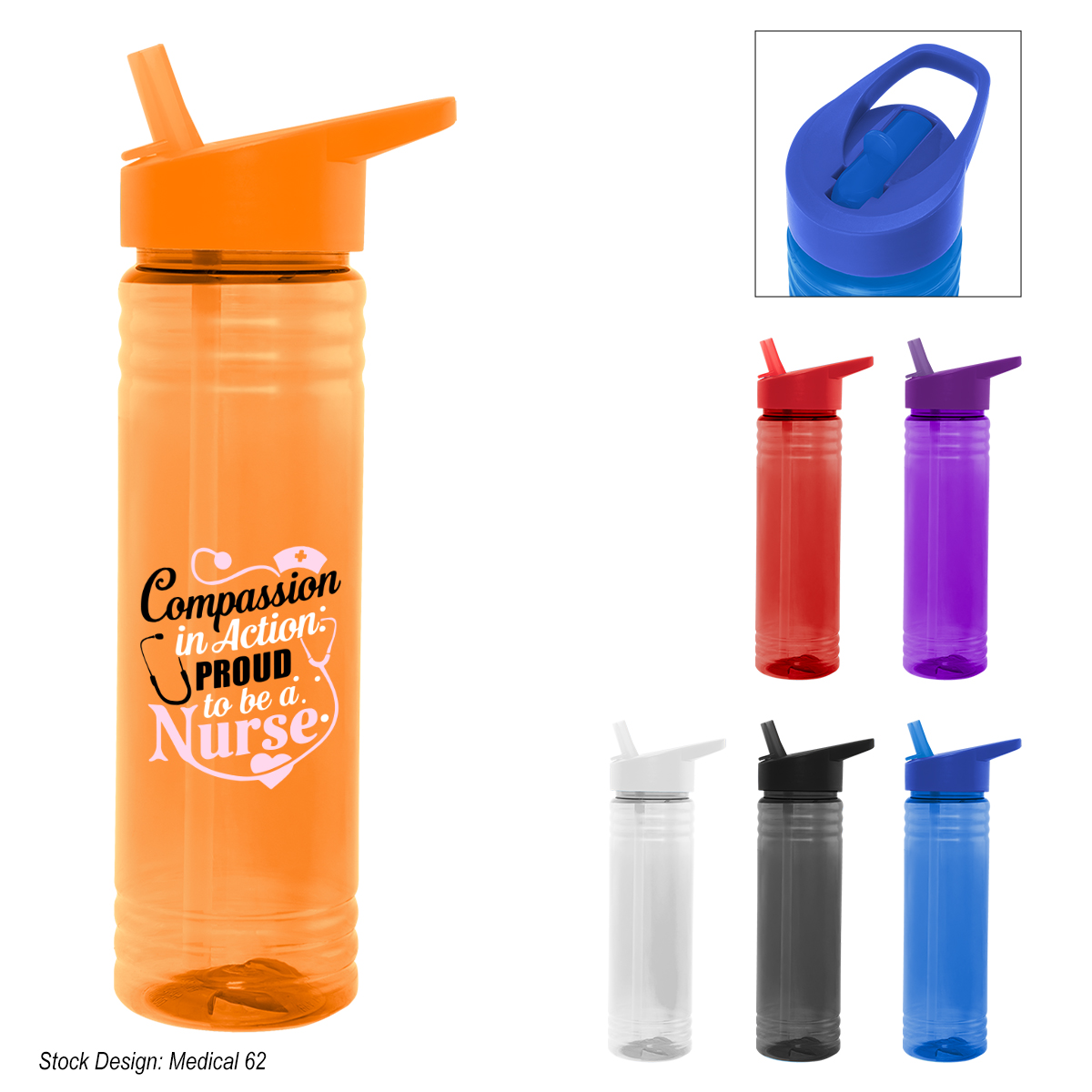 24 Oz. Full Color Vibe Bottle