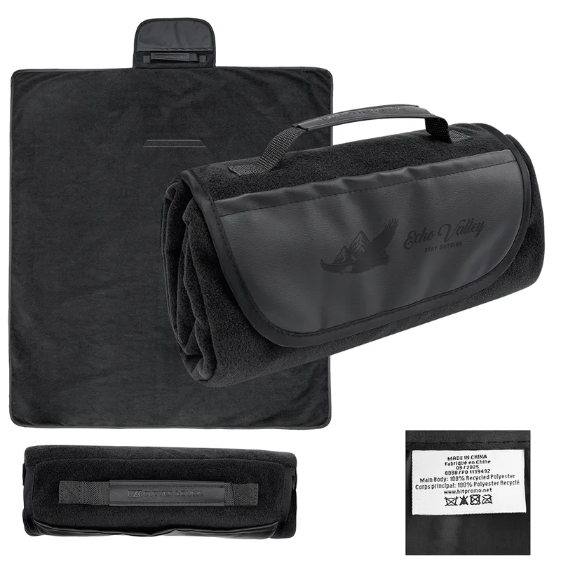 Cutter & Buck® Rpet Roll-up Picnic & Camping Blanket