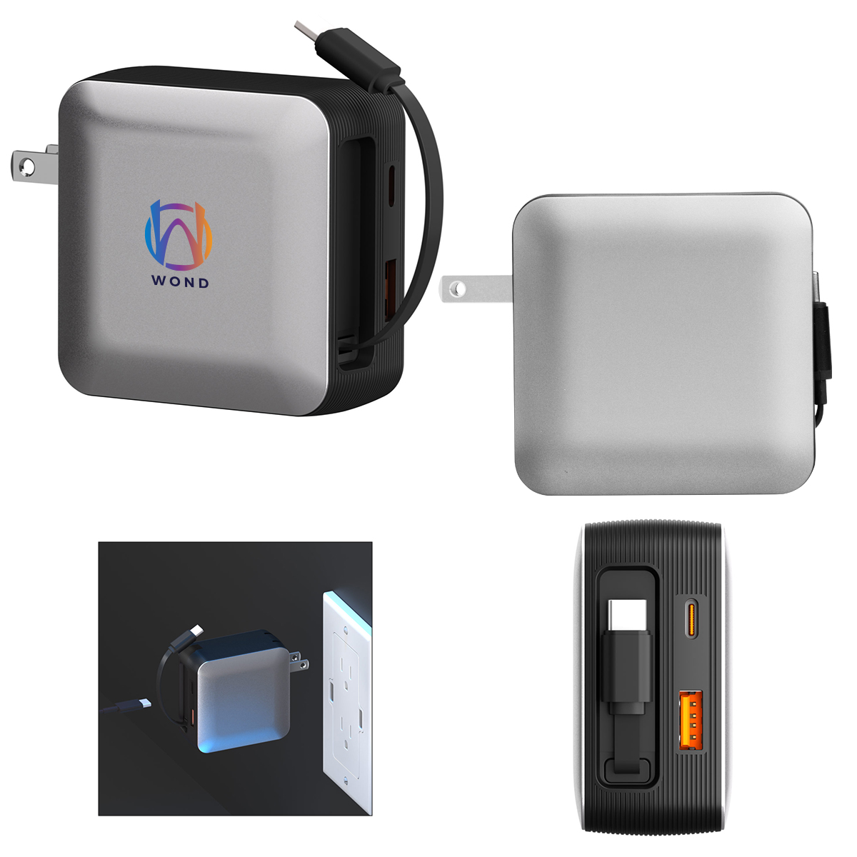 65w Phonesuit® Novo Wall Charger Pro